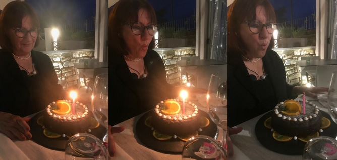 Weismayer, Christine, Torte zum 70. Geburtstag