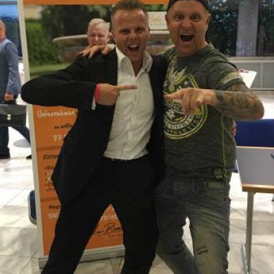 2017-10-23-1a-Uwe-Rieder und Gunnar Kessler –FFM–Quelle-FB-2 Uwe Rieder mit Gunnar Kessler, 23.10.2017 in Frankfurt