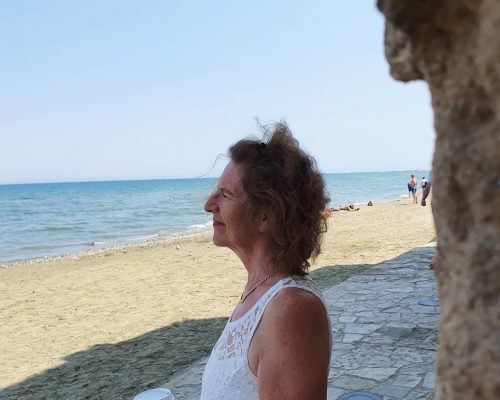 Bronder, Irmgard Griechenland Juli 2019 am Meer