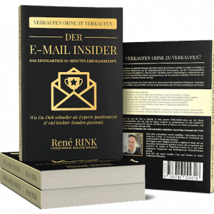 Rene Rink, 4 Bücher Der E-Mail Insider mit Cover und Rückseite