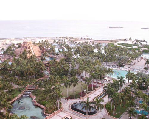 Resort Atlantis, Außenanlage und Strand